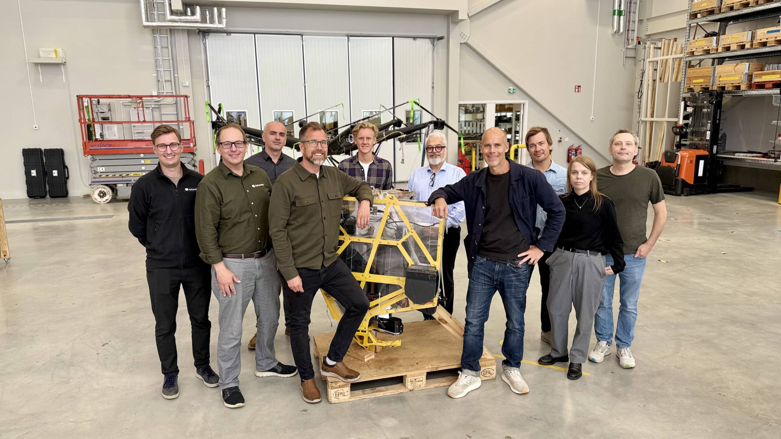 Samarbete mellan AirForestry och STILFOLD utvecklar lättviktskomponenter i stål med hjälp av AI.