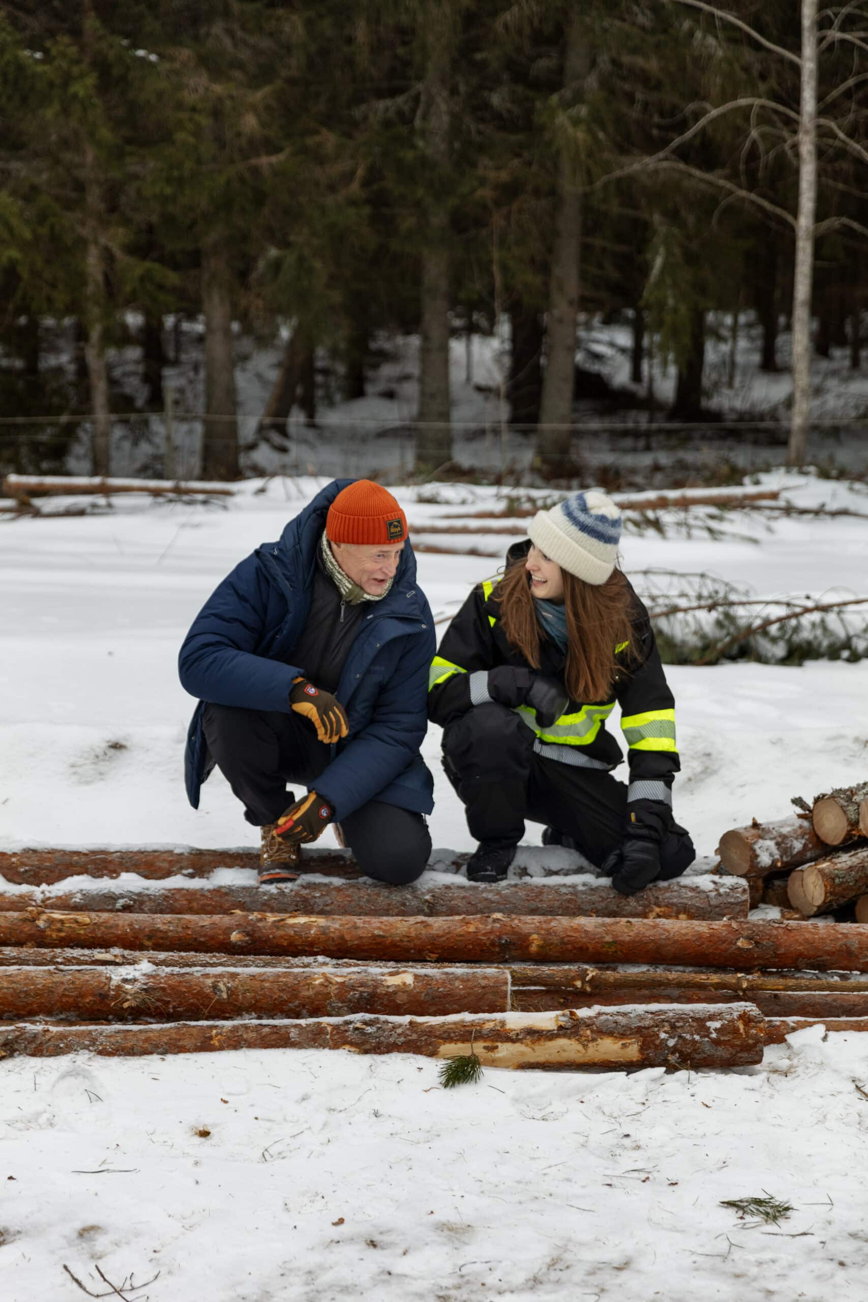 Vd Sveaskog Erik Brandsma Vd AirForestry Caroline Walerud